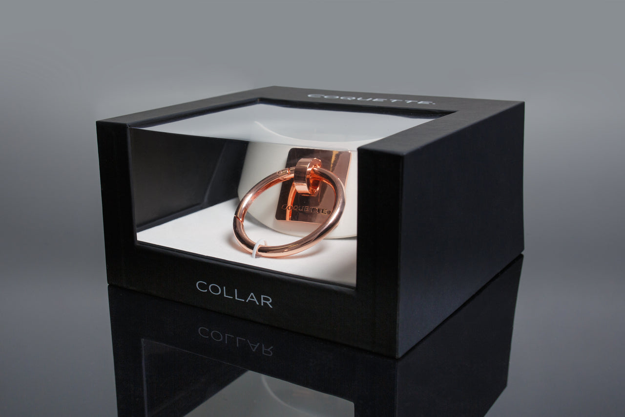 Coquette Pleasure Collection -  23619 - Vegan Leather Collar – White - Stag Shop
