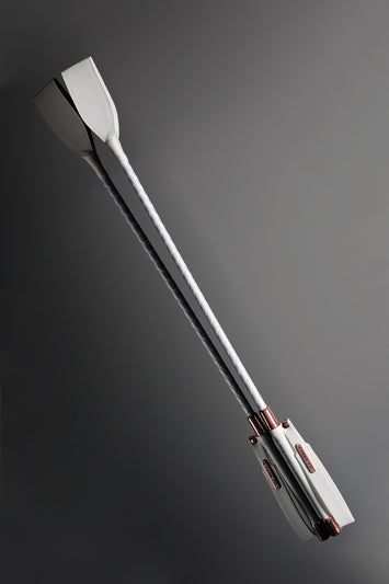 Coquette Pleasure Collection -  23622 - Vegan Leather Crop – White - Stag Shop