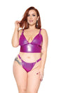 Coquette - 24210 - Bralette & Thong - Purple - OS/XL - Stag Shop