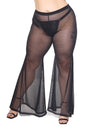Coquette - 24211 - Mesh Pants - Black - OS/XL - Stag Shop