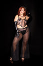 Coquette - 24211 - Mesh Pants - Black - OS/XL - Stag Shop