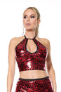 Coquette - 24213 - Halter Top - Red - Stag Shop