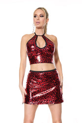 Coquette - 24213 - Halter Top - Red - Stag Shop