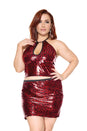 Coquette - 24213 PLUS - Halter Top - Red - Stag Shop