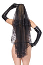 Coquette - 24225 - Veil - Black - Stag Shop