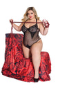 Coquette - 24311 PLUS - Teddy - Black - Stag Shop