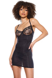 Coquette - 24312 - Chemise - Black - Stag Shop