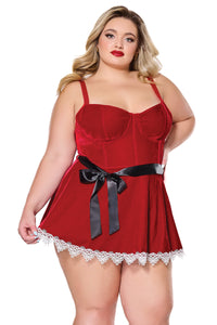 Thumbnail for Coquette - 24318 PLUS - Dress - Red