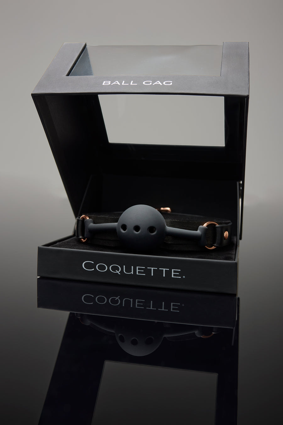 Coquette Pleasure Collection - 24604 - Ball Gag - Black - Stag Shop
