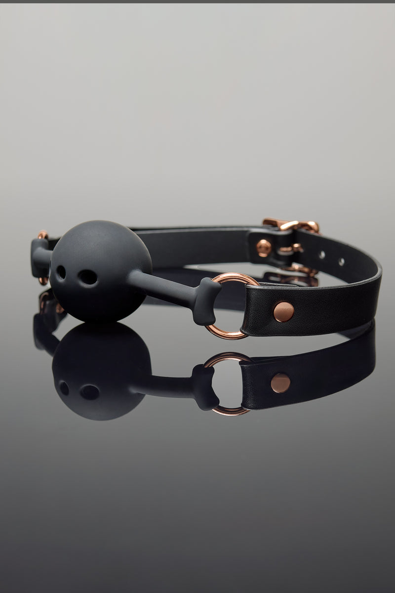 Coquette Pleasure Collection - 24604 - Ball Gag - Black - Stag Shop