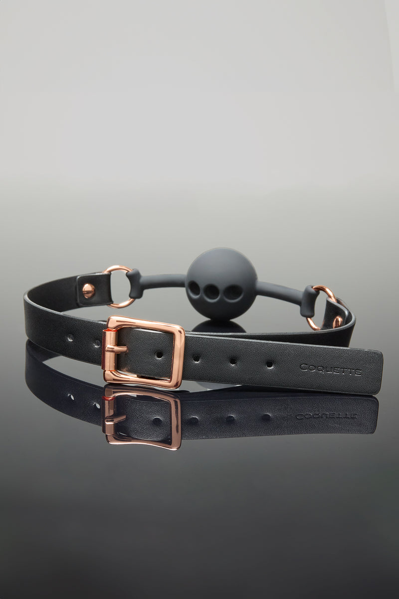 Coquette Pleasure Collection - 24604 - Ball Gag - Black - Stag Shop