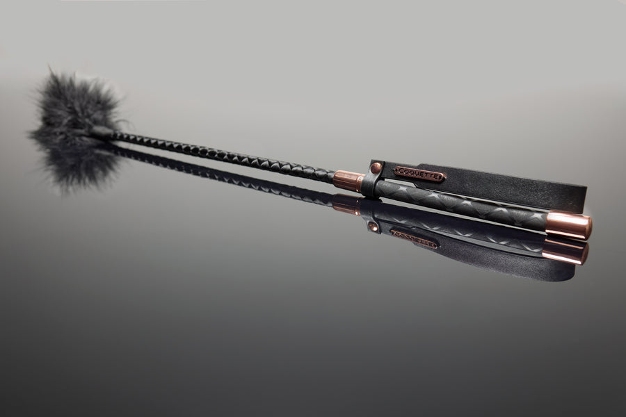 Coquette Pleasure Collection - 24606 - Feather Tickler - Black - Stag Shop