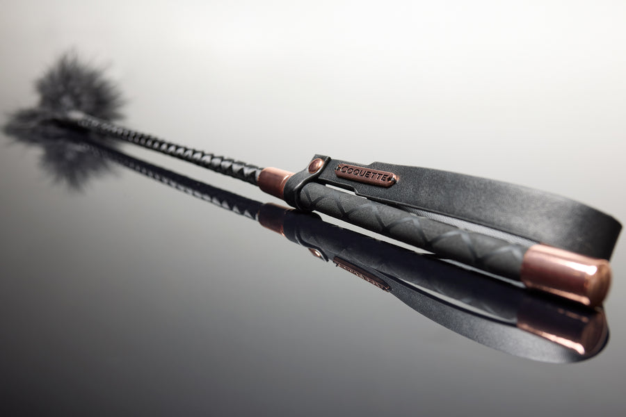 Coquette Pleasure Collection - 24606 - Feather Tickler - Black - Stag Shop