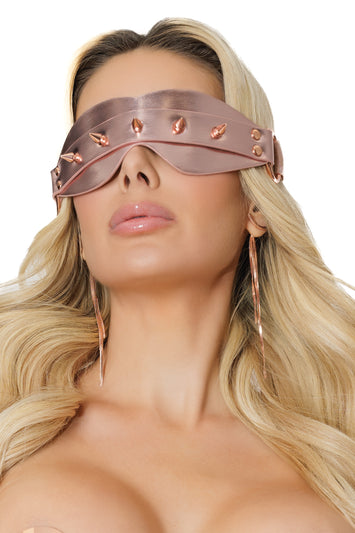 Coquette Pleasure Collection - 24608 - Blindfold - Rose Gold - Stag Shop