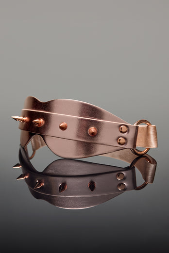 Coquette Pleasure Collection - 24608 - Blindfold - Rose Gold - Stag Shop