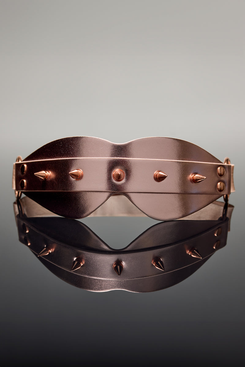 Coquette Pleasure Collection - 24608 - Blindfold - Rose Gold - Stag Shop