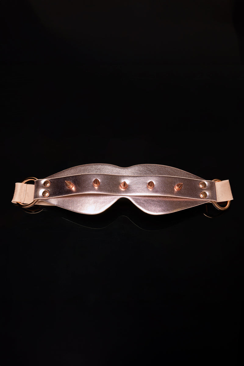 Coquette Pleasure Collection - 24608 - Blindfold - Rose Gold - Stag Shop