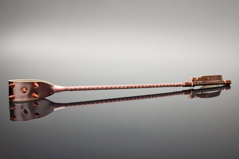 Coquette Pleasure Collection - 24609 - Spiked Crop - Rose Gold - Stag Shop