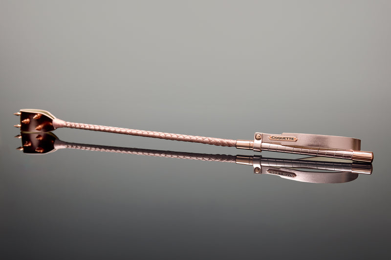 Coquette Pleasure Collection - 24609 - Spiked Crop - Rose Gold - Stag Shop