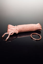 Coquette Pleasure Collection - 24610 - Rope - Rose Gold - Stag Shop