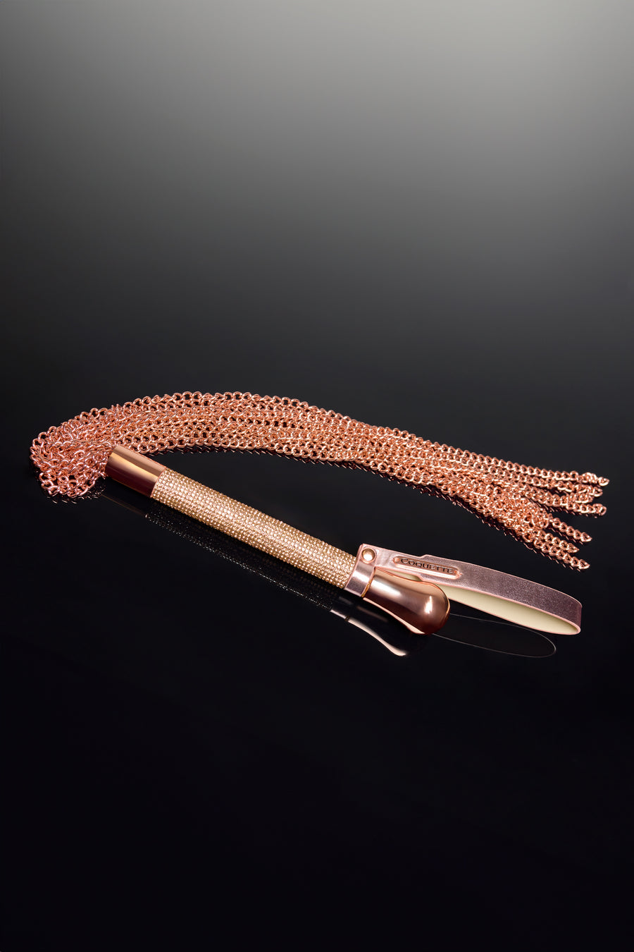 Coquette Pleasure Collection - 24612 - Whip - Rose Gold - Stag Shop