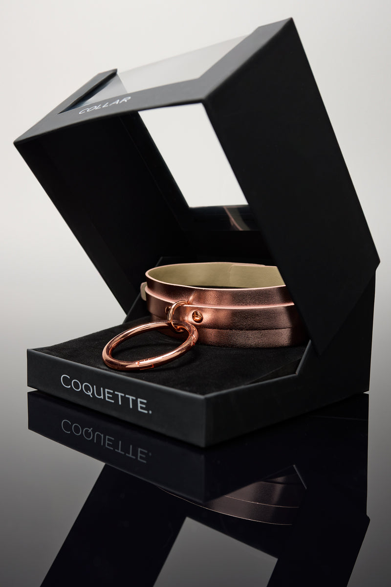 Coquette Pleasure Collection - 24613 - Collar - Rose Gold - Stag Shop