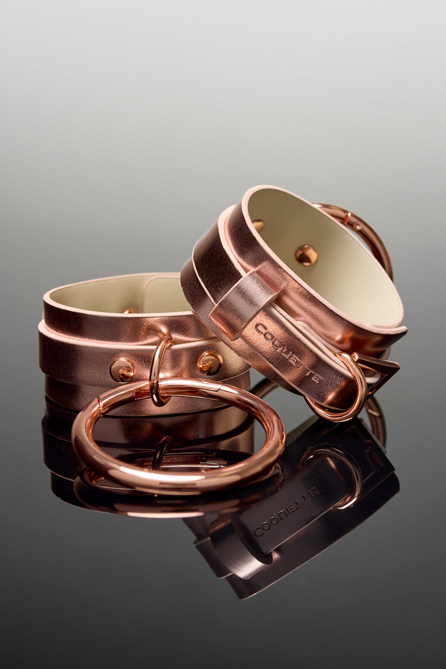 Coquette Pleasure Collection - 24614 - Handcuffs - Rose Gold - Stag Shop