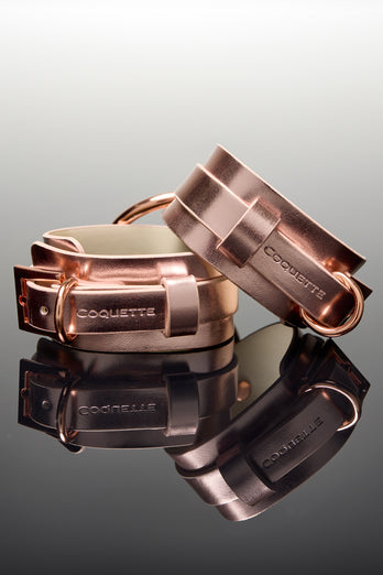 Coquette Pleasure Collection - 24614 - Handcuffs - Rose Gold - Stag Shop