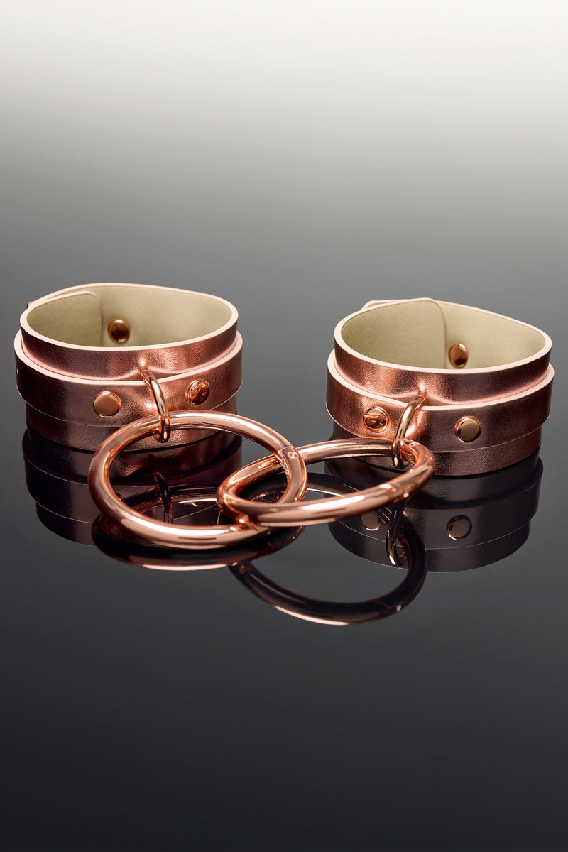 Coquette Pleasure Collection - 24614 - Handcuffs - Rose Gold - Stag Shop