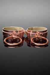 Coquette Pleasure Collection - 24615 - Ankle Cuffs - Rose Gold - Stag Shop