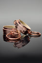 Coquette Pleasure Collection - 24615 - Ankle Cuffs - Rose Gold - Stag Shop