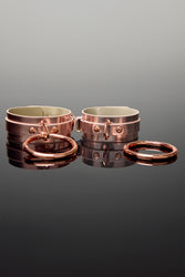 Coquette Pleasure Collection - 24615 - Ankle Cuffs - Rose Gold - Stag Shop