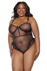 Coquette - 25109 PLUS - Teddy - Black - Stag Shop