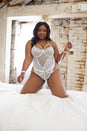 Coquette - 25126 PLUS - Teddy - White - Stag Shop