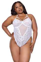 Coquette - 25126 PLUS - Teddy - White - Stag Shop
