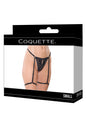Coquette - 25133 - Thong With Attached Gartered Leg Bands - Stag Shop