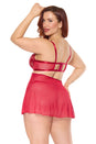 Coquette - 25304 PLUS - Babydoll & G-String - Stag Shop
