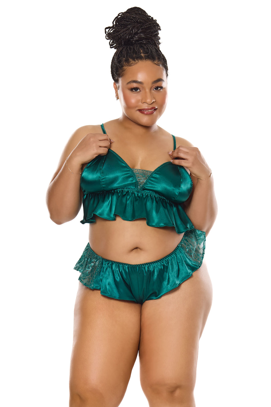 Coquette - 25308 PLUS - Bralette & Panty - Stag Shop