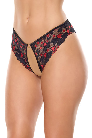 Coquette - 25319 - Crotchless Panty - Stag Shop