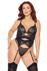 Coquette - 25502 PLUS - Bustier & G-String - Stag Shop