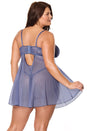 Coquette - 26105 PLUS - Babydoll & Thong - Stag Shop