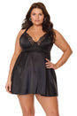 Coquette - 26114 PLUS - Babydoll & Thong - Stag Shop