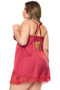 Coquette - 26304 - Crimson Luxe Chemise - Stag Shop