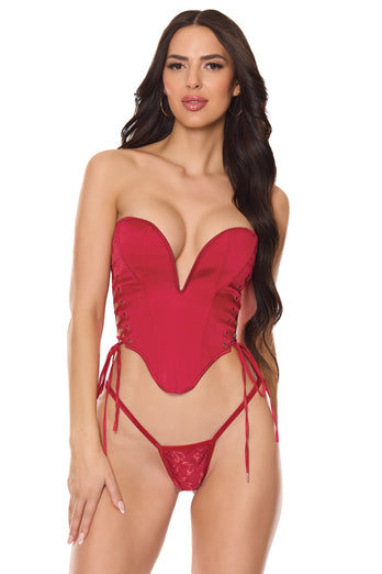 Coquette - 26306 - Crimson Luxe Corset - Stag Shop