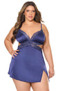 Coquette - 26309 - Sapphire & Silver Chemise - Stag Shop