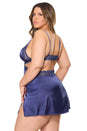 Coquette - 26309 - Sapphire & Silver Chemise - Stag Shop