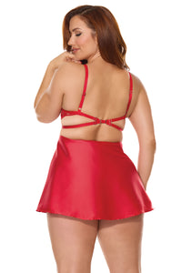 Thumbnail for Coquette - 26508 PLUS - Babydoll & Thong - Stag Shop