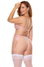 Coquette - 26511 - Bra, Garter Belt & Thong - Stag Shop