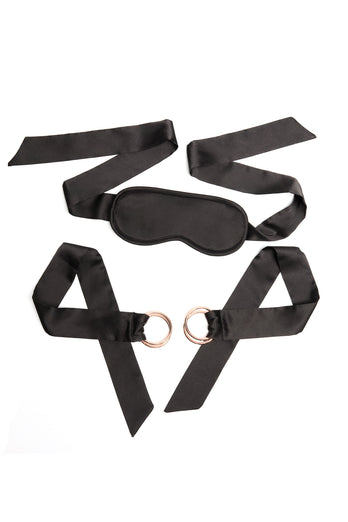 Coquette - 26603 - Blindfold & Ties Set - Stag Shop