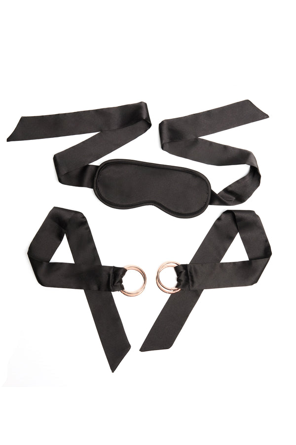 Coquette - 26603 - Blindfold & Ties Set - Stag Shop